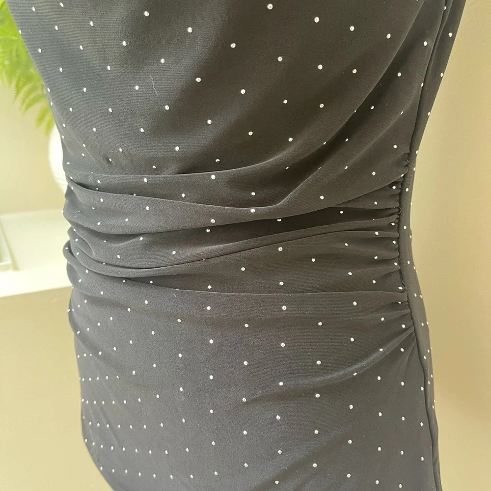 White‎ House Black Market Black Top With Sparkles - Picture 8 of 14